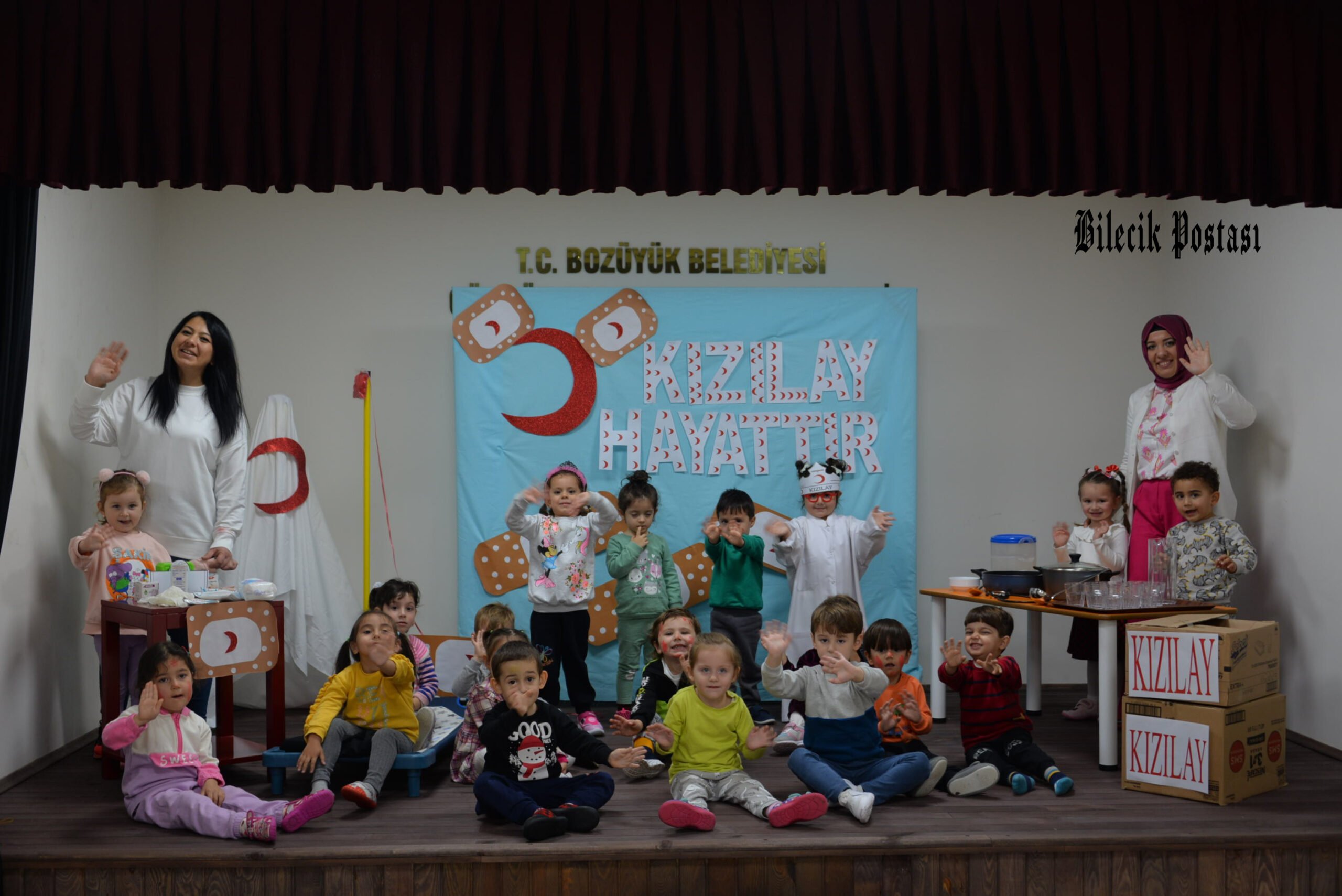 Bozüyük Belediyesi Çocuk Oyun ve Bakım Evi’nde ‘Kızılay Haftası’ etkinliği