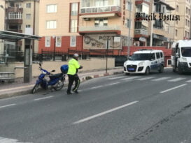 Bilecik’te motosikletin çarptığı 8 yaşındaki çocuk ve sürücü yaralandı